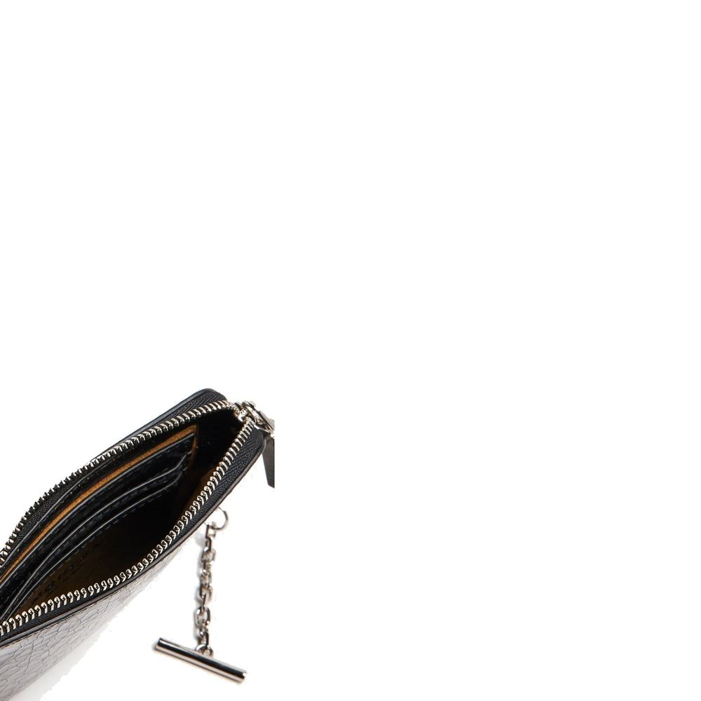 Alexander McQueen Black Crackle Leather Clutch – product photo 3 | Privé Polaï