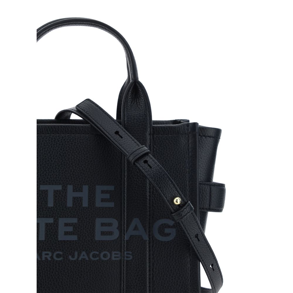 Marc Jacobs The Leather Small Tote – crna kožna torba, fotografija 4