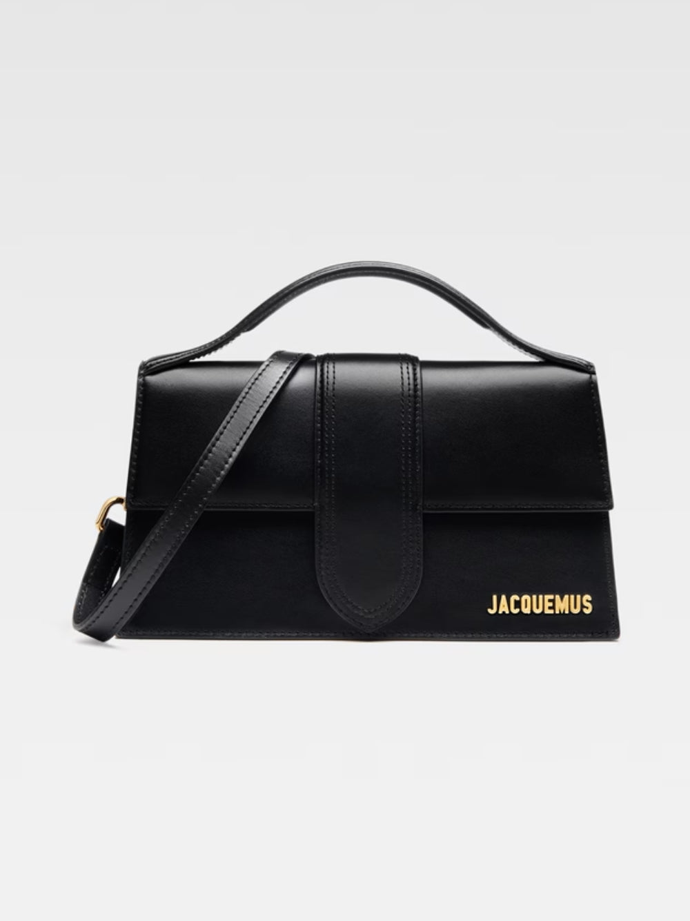 Jacquemus Le Grand Bambino – Black Leather Handbag – product photograph 1 | Privé Polaï