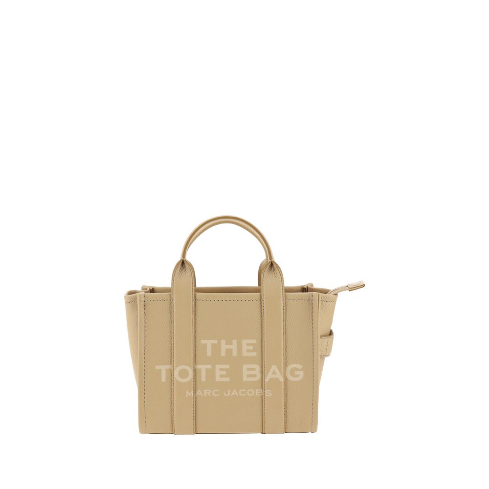 Marc Jacobs The Leather Small Tote – bež kožna torba Camel, fotografija 1