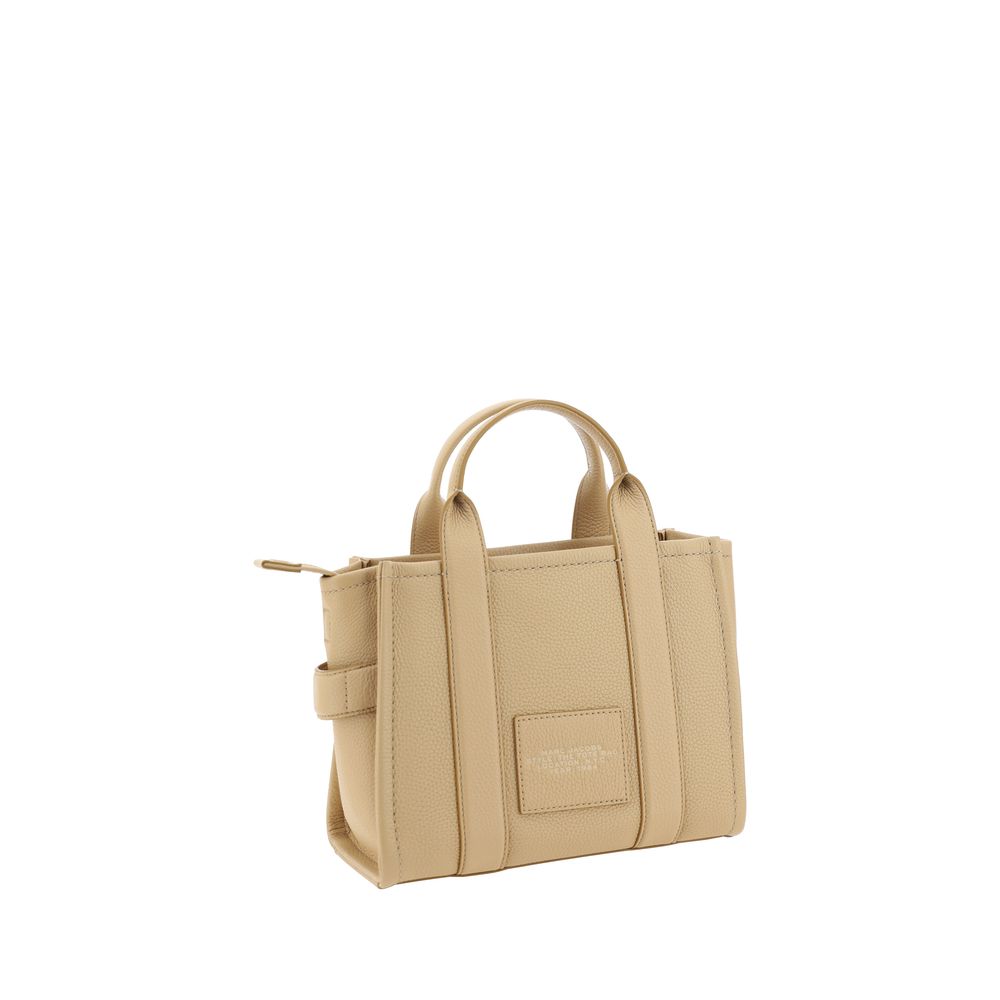 Marc Jacobs The Leather Small Tote – bež kožna torba Camel, fotografija 3