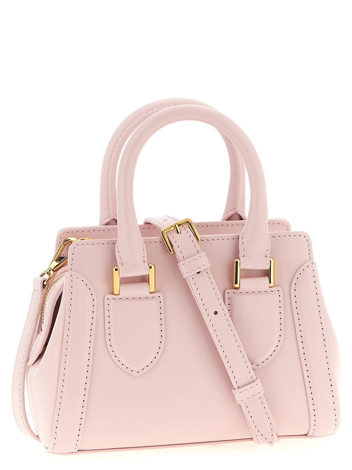 Alexander McQueen Birdee Mini – Pink Leather Bag – product photo 2 | Privé Polaï