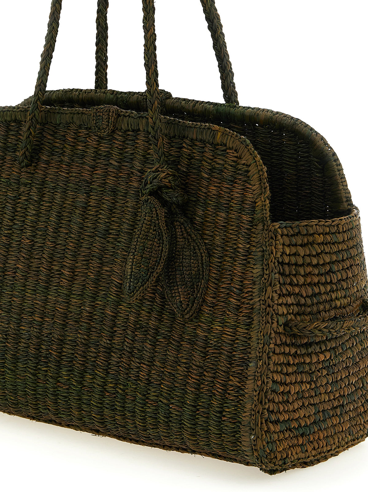 Jacquemus Le Turismo Raphia – Green Raffia Bag – product photograph 3 | Privé Polaï