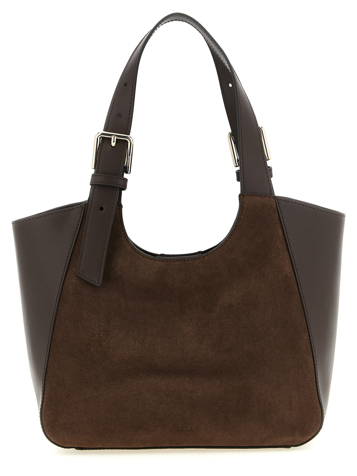 Furla Dora S – Dark Brown Leather Tote Bag – product image 1 | Privé Polaï