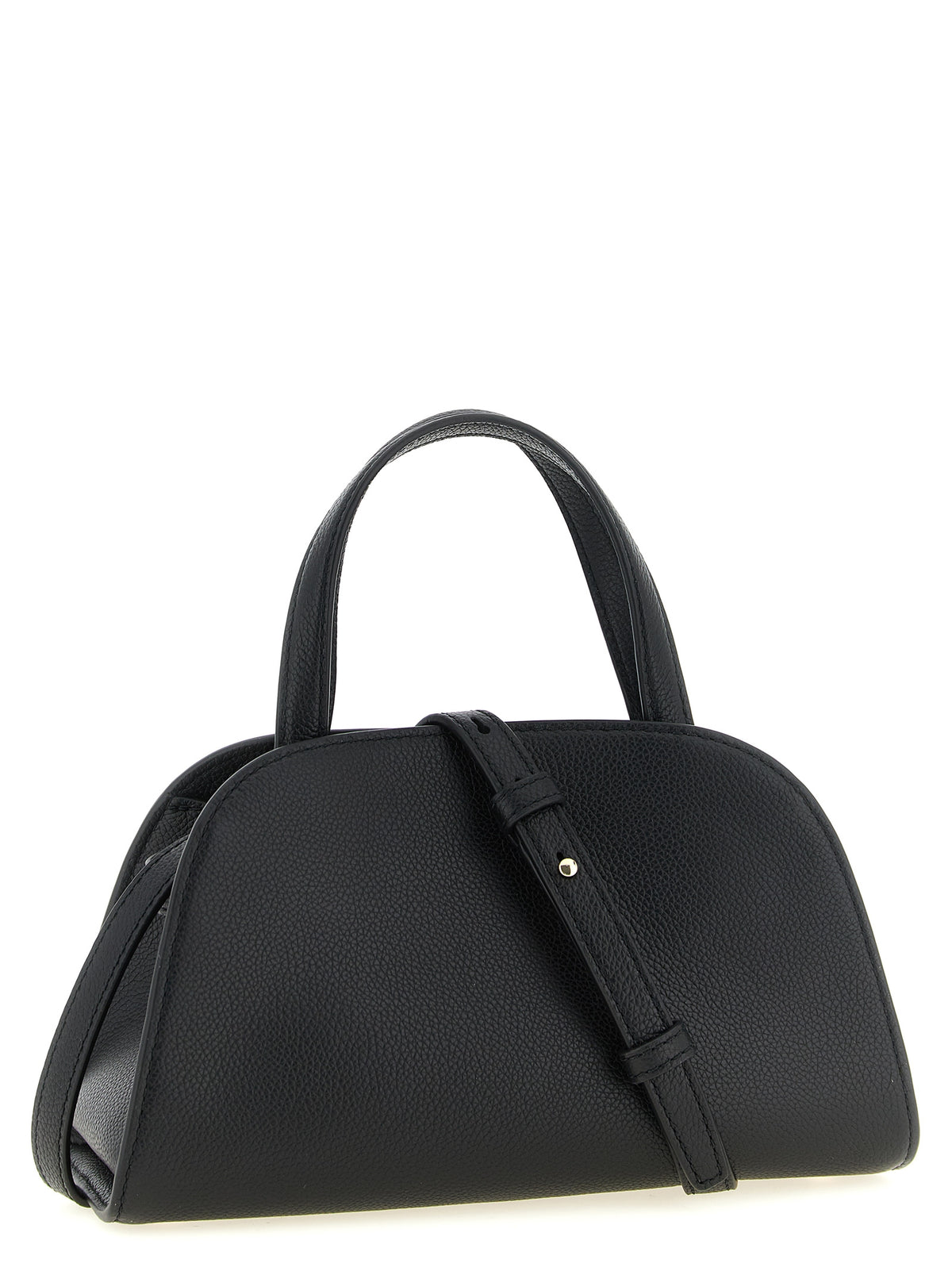 Tory Burch Romy Small Bauletto – Black Leather Bag – product photograph 2 | Privé Polaï