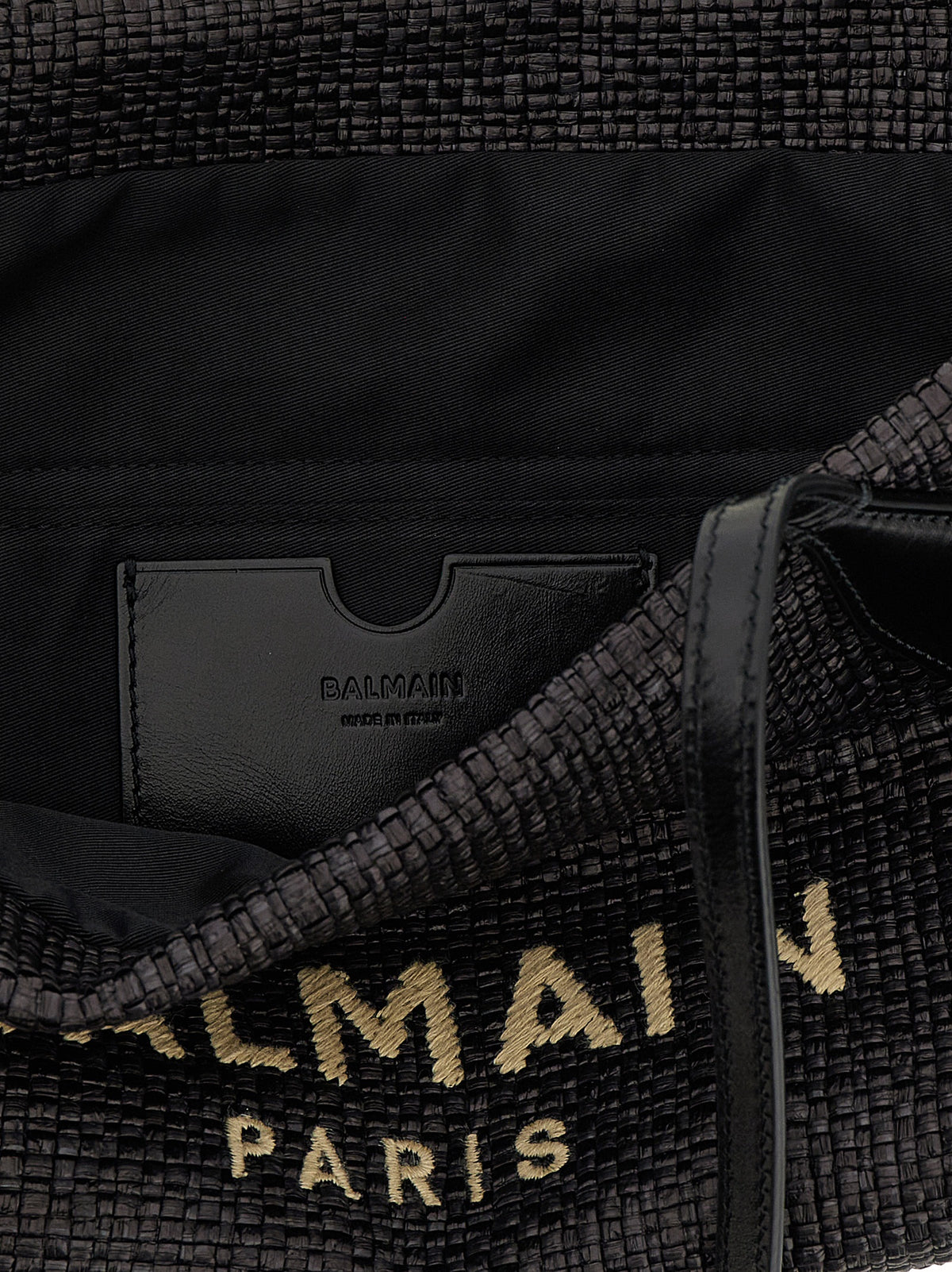Balmain Track Small crna tote torba