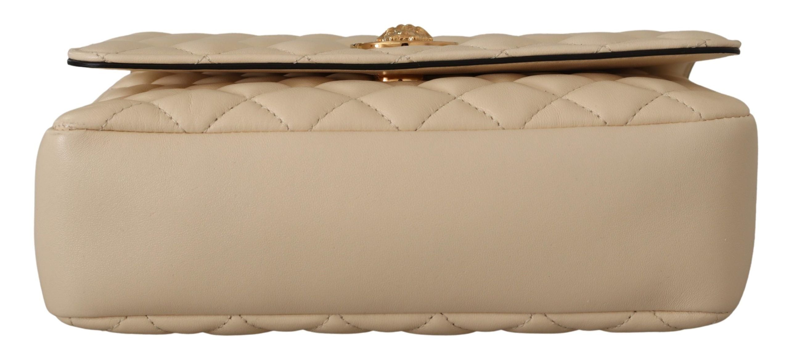 Versace Elegant White Nappa Leather Shoulder Bag – luxury by Versace | PrivePolai