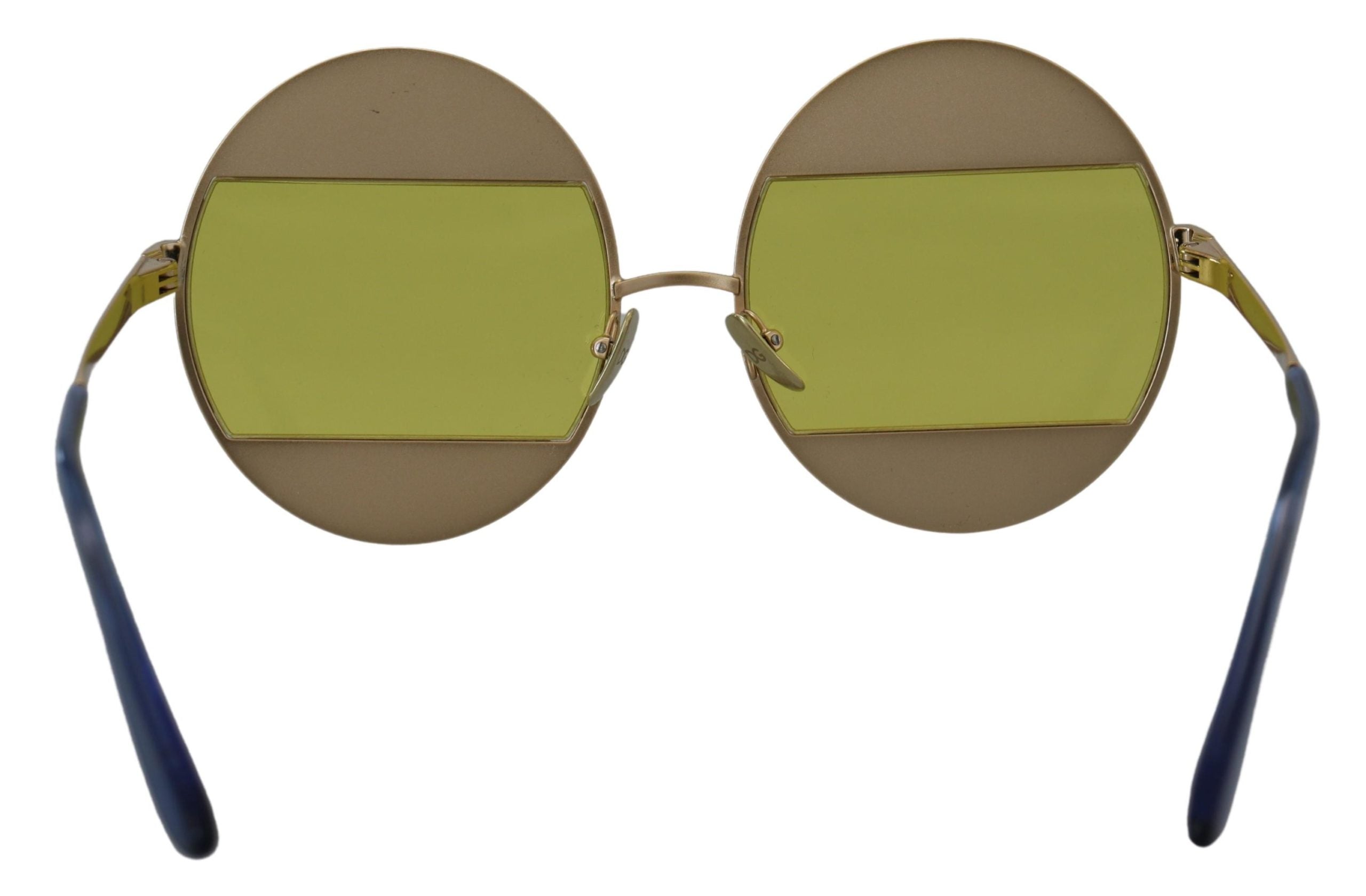 Dolce & Gabbana Crystal Embellished Gold Oval Sunglasses – luxury by Dolce & Gabbana | PrivePolai