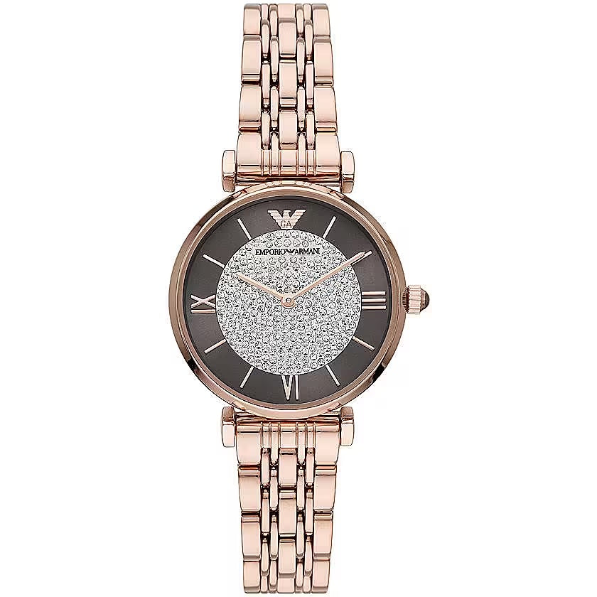Emporio Armani Elegant Rose Gold-Tone Ladies Watch – luxury by Emporio Armani | PrivePolai