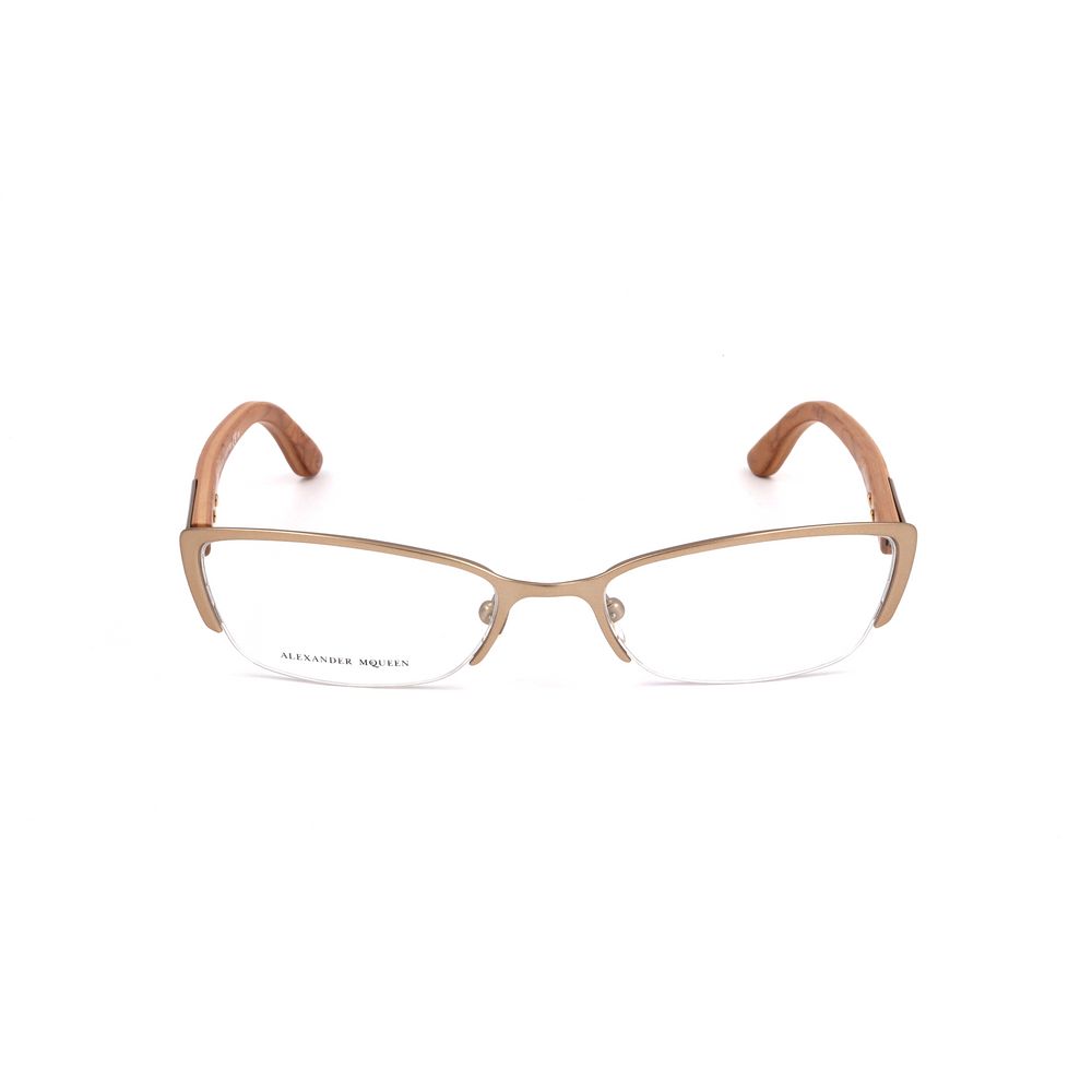 Alexander McQueen Brown Metal Frames – luxury by Alexander McQueen | PrivePolai