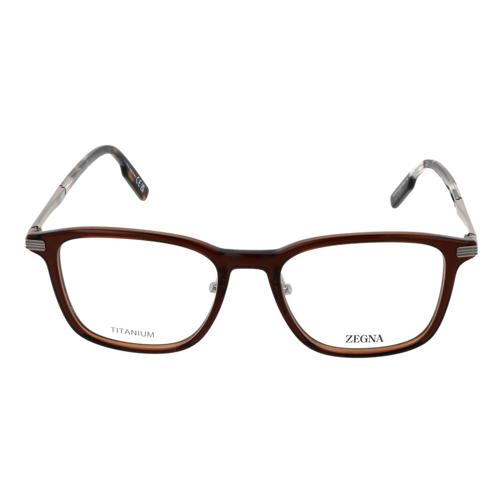 Ermenegildo Zegna Brown Men Optical Frames – luxury by Ermenegildo Zegna | PrivePolai