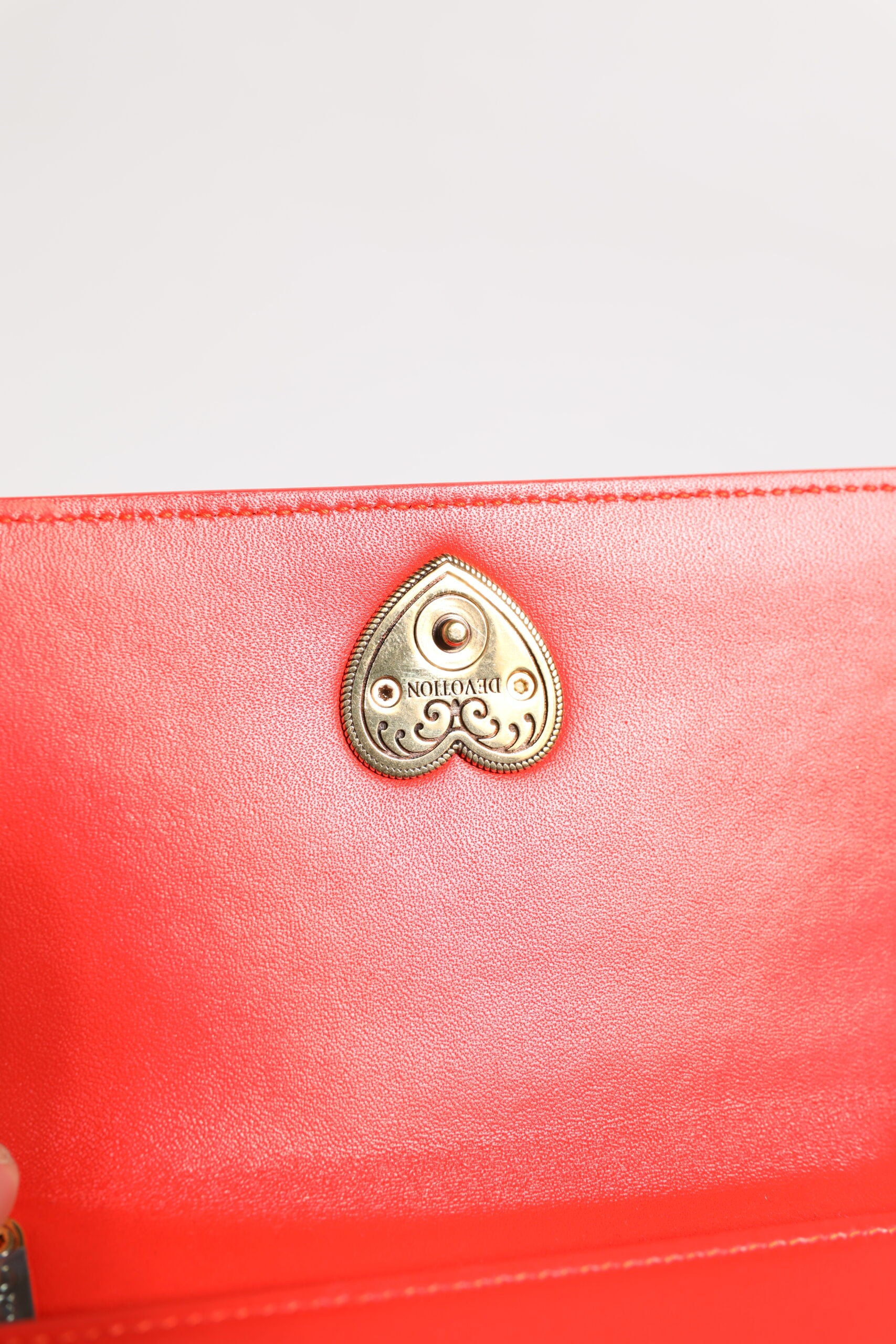 Dolce & Gabbana Red Leather Quilted Devotion Crossbody Phone Cover Bag – luxury by Dolce & Gabbana | PrivePolai