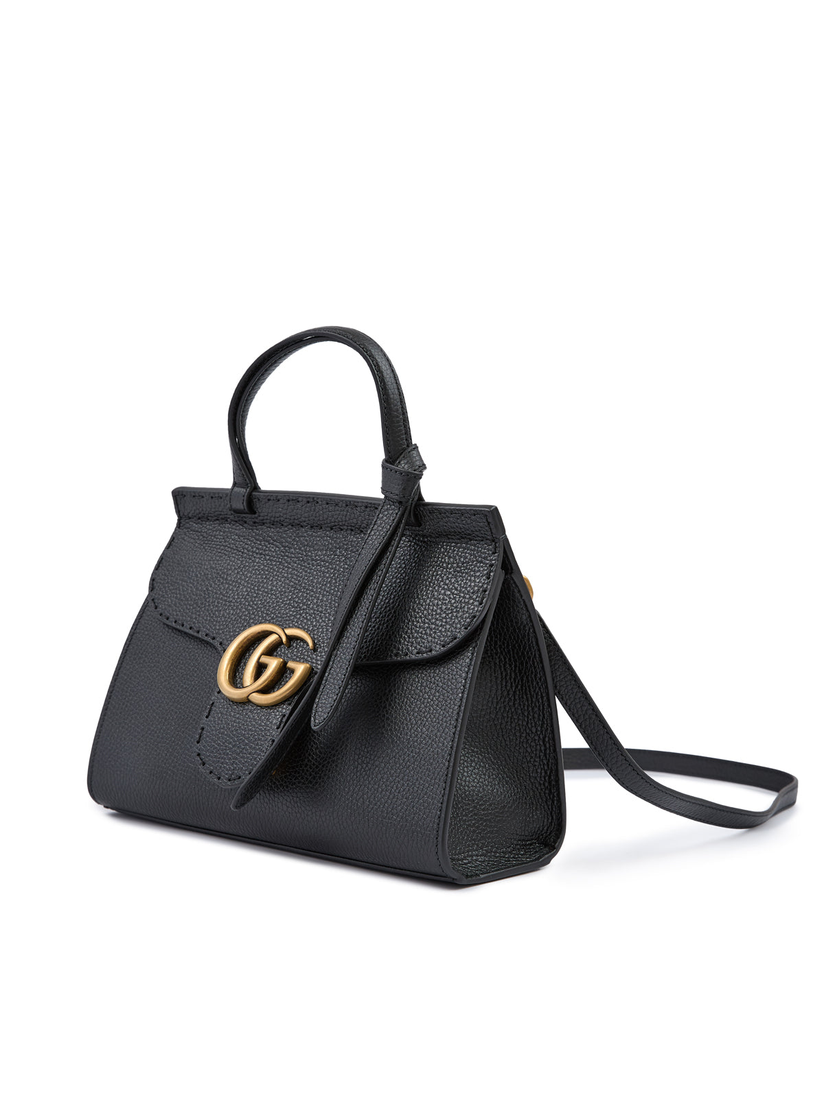 Gucci Black Leather GG Marmont Handbag – luxury by Gucci | PrivePolai