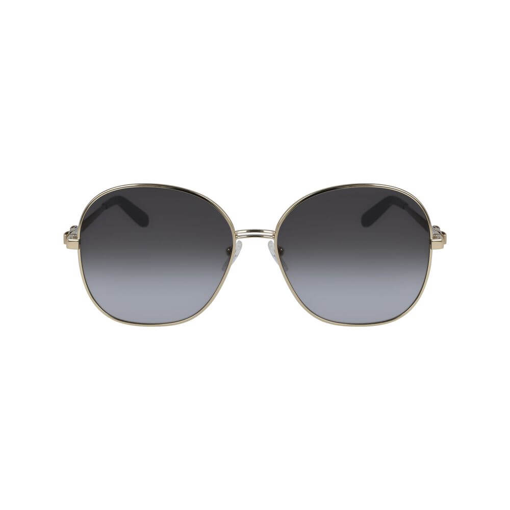 Salvatore Ferragamo Gold Metal Sunglasses – luxury by Salvatore Ferragamo | PrivePolai