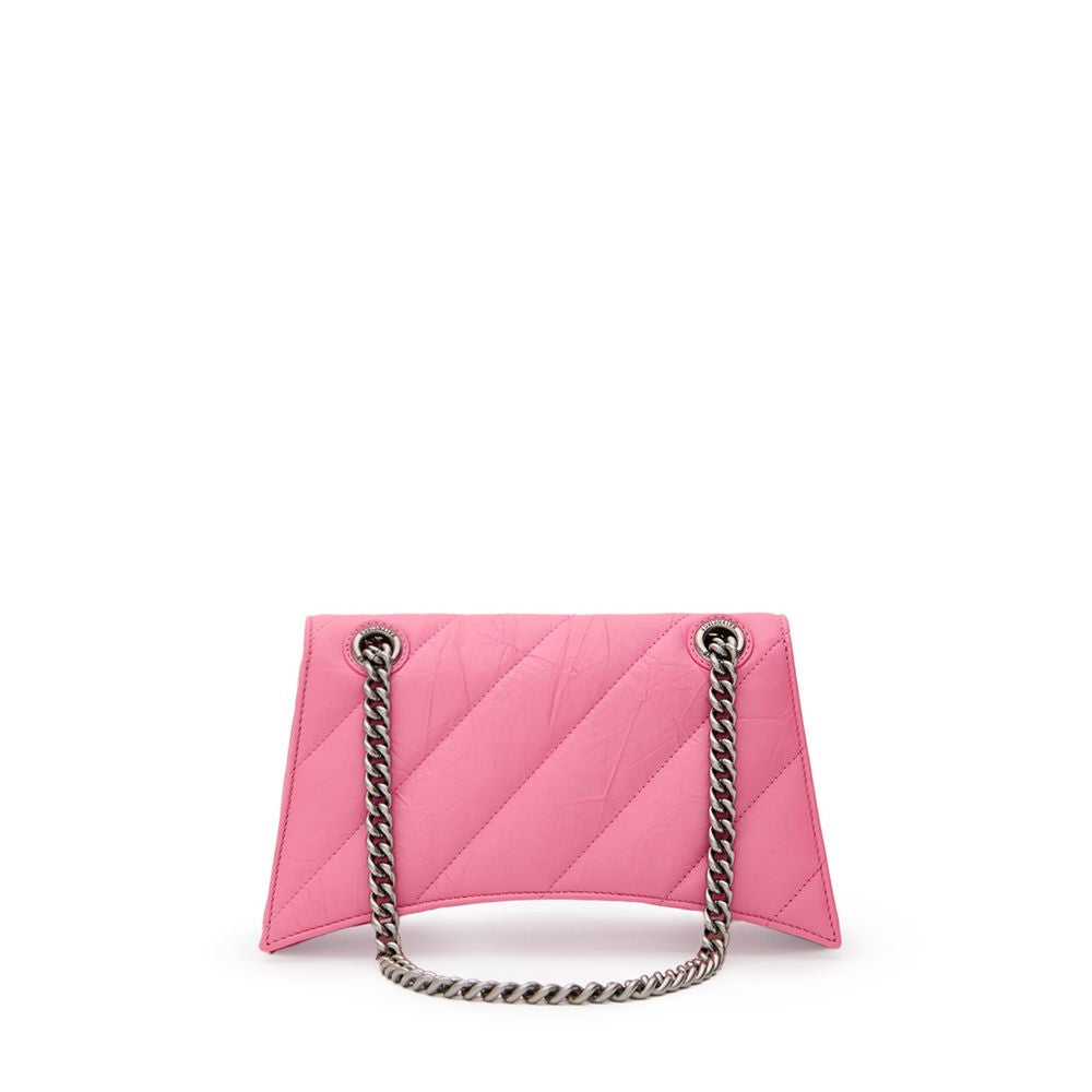 Balenciaga Schultertasche aus rosafarbenem Leder