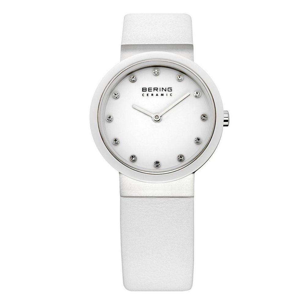 BERING BERING White Fur Dress Watch - Luxury | PrivéPolai