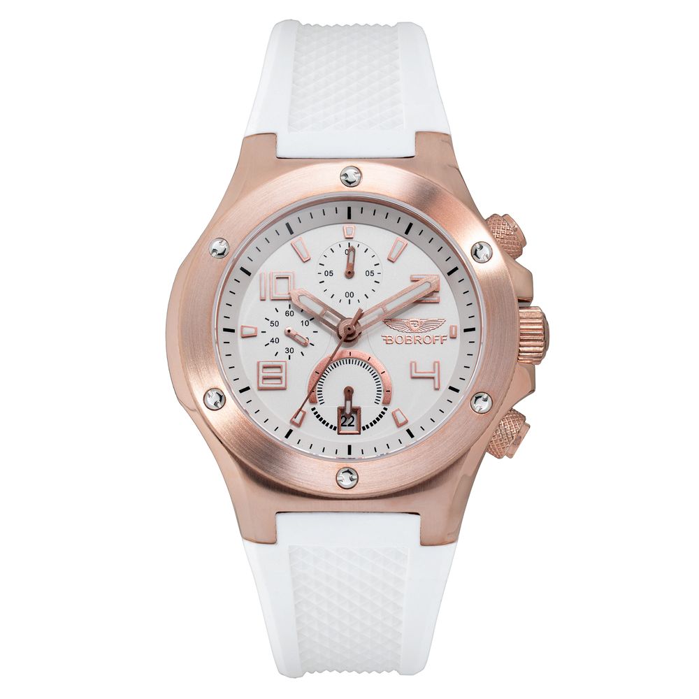Bobroff Bobroff White Rubber Bracelet Watch - Luxury | PrivéPolai