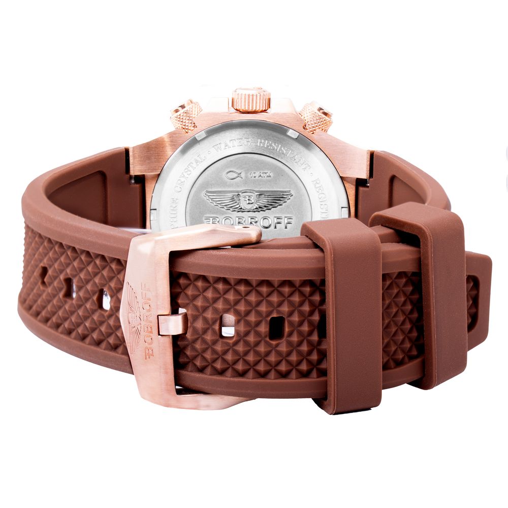 Bobroff Brown Rubber Watch – luxury by Bobroff | PrivePolai