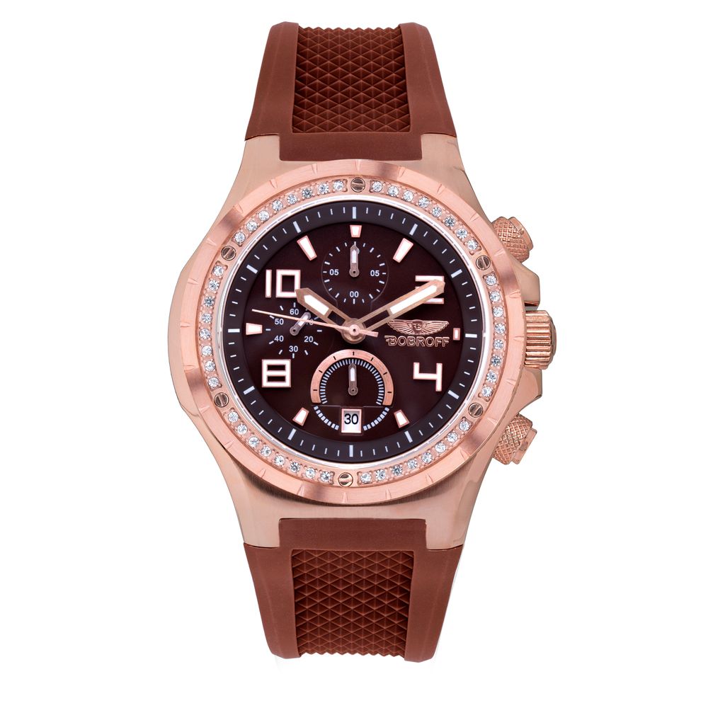 Bobroff Brown Rubber Watch – luxury by Bobroff | PrivePolai