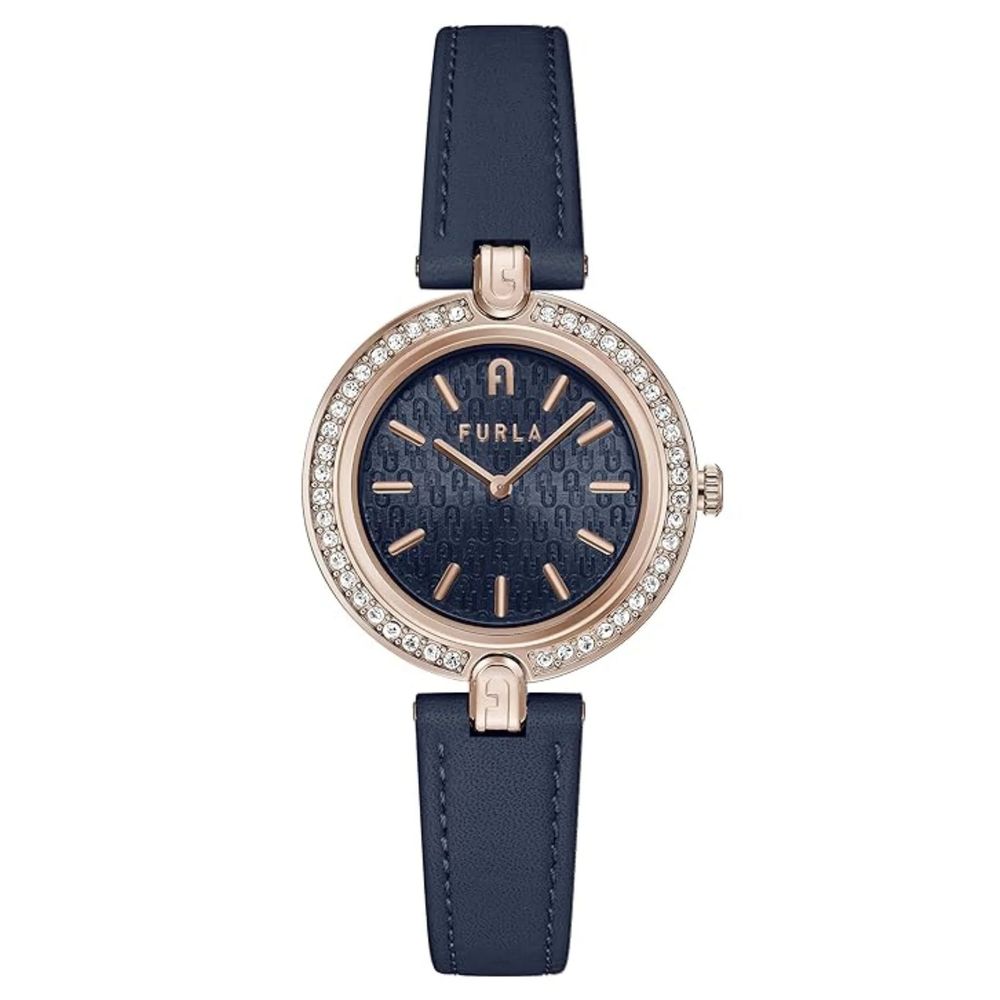 Furla Furla Blue Leather Dress Watch - Luxury | PrivéPolai