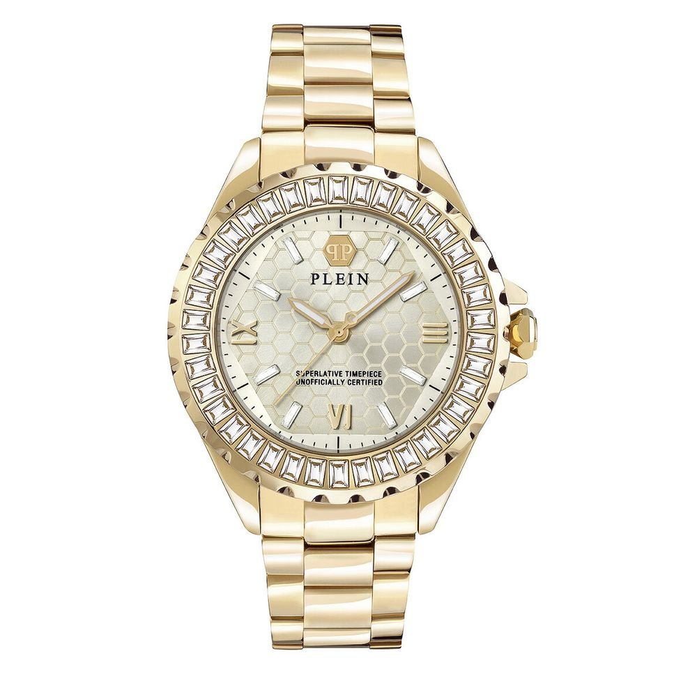 Philipp Plein Philipp Plein Gold Stainless Steel Dress Watch - Luxury | PrivéPolai
