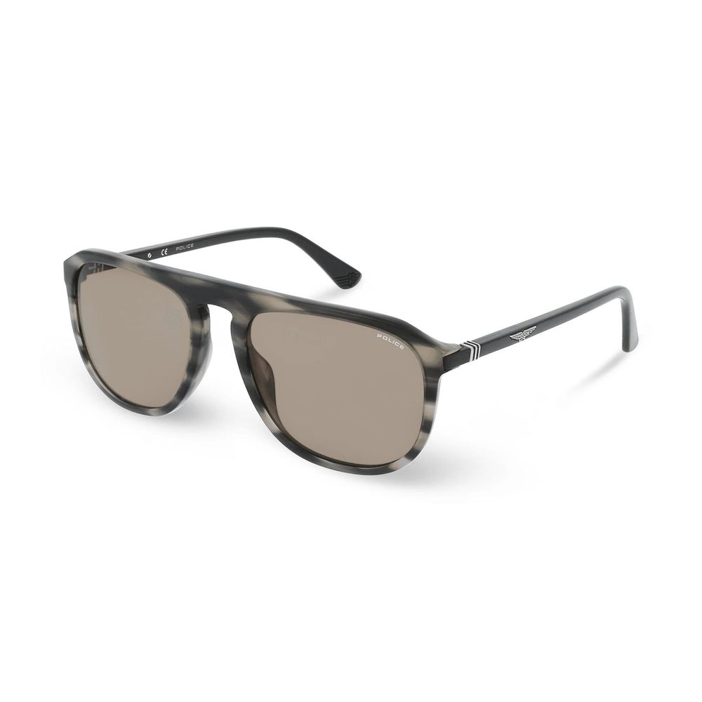 Police Police Brown Acetate Sunglasses - Luxury | PrivéPolai