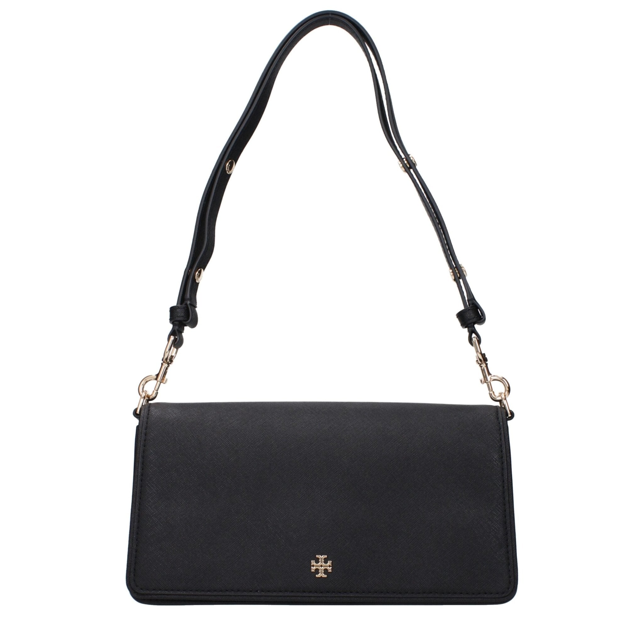 Tory Burch Tory Burch Black Leather Shoulder Bag - Luxury | PrivéPolai