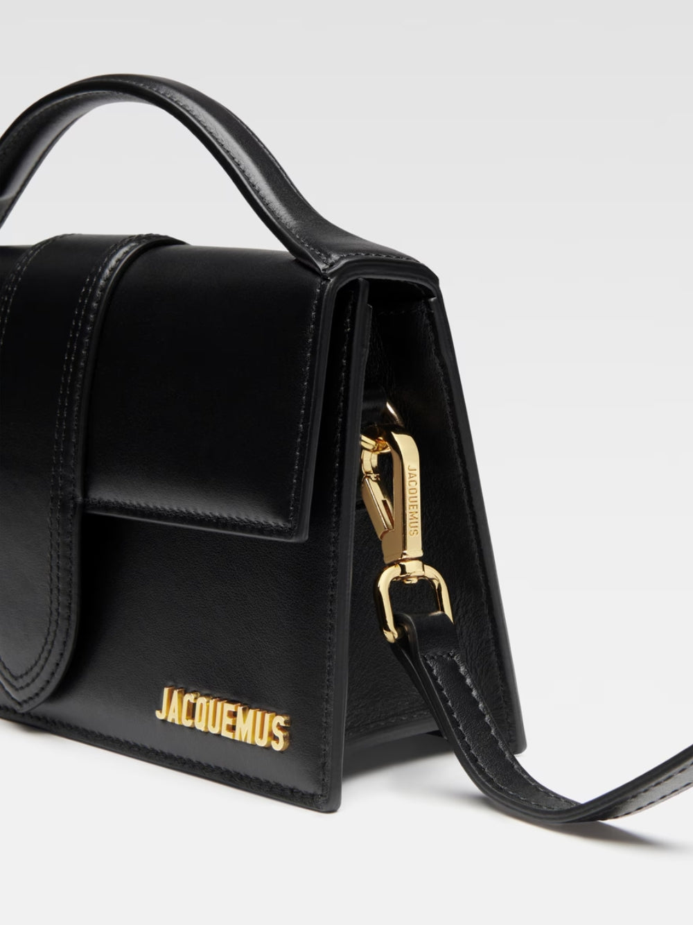 Jacquemus Le Grand Bambino – Black Leather Handbag – product photograph 3 | Privé Polaï