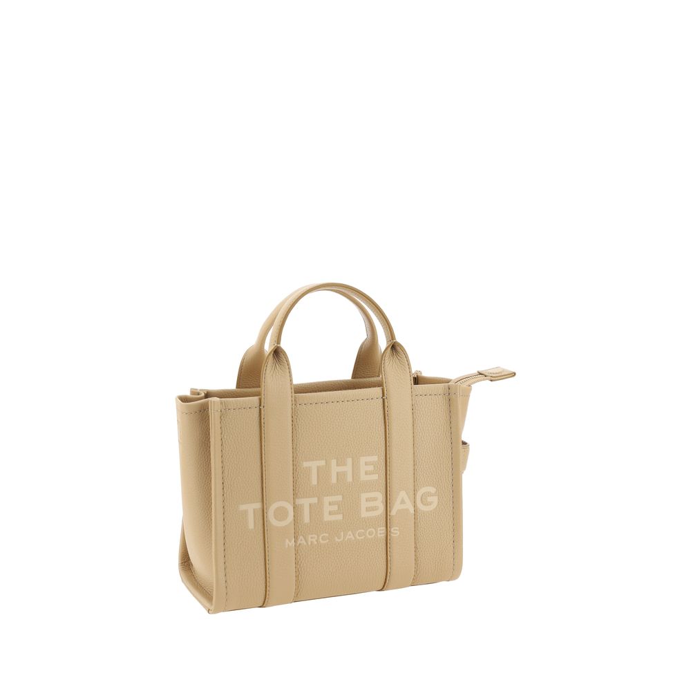 Marc Jacobs The Leather Small Tote – bež kožna torba Camel, fotografija 2