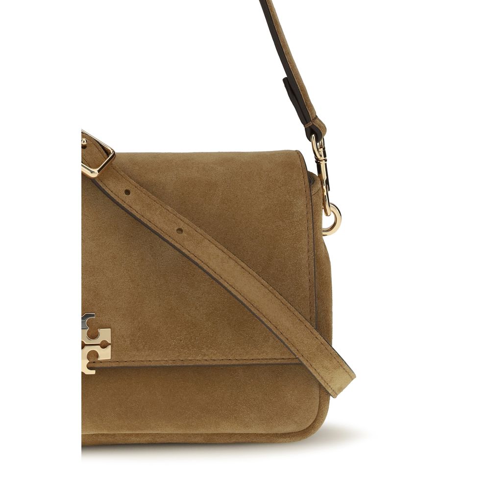 Tory Burch Charlie Mini – Beige Suede Shoulder Bag – product photograph 4 | Privé Polaï