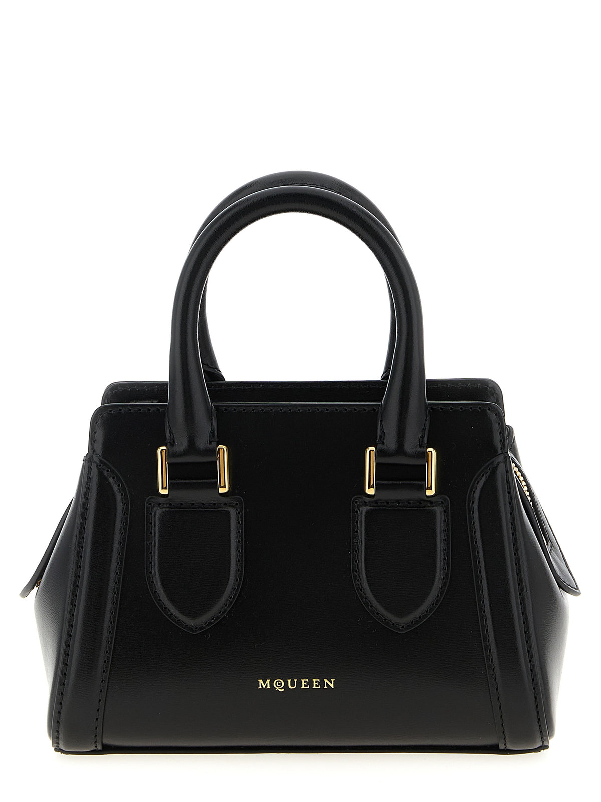 Alexander McQueen Birdee Mini – Black Leather Bag – product photo 1 | Privé Polaï