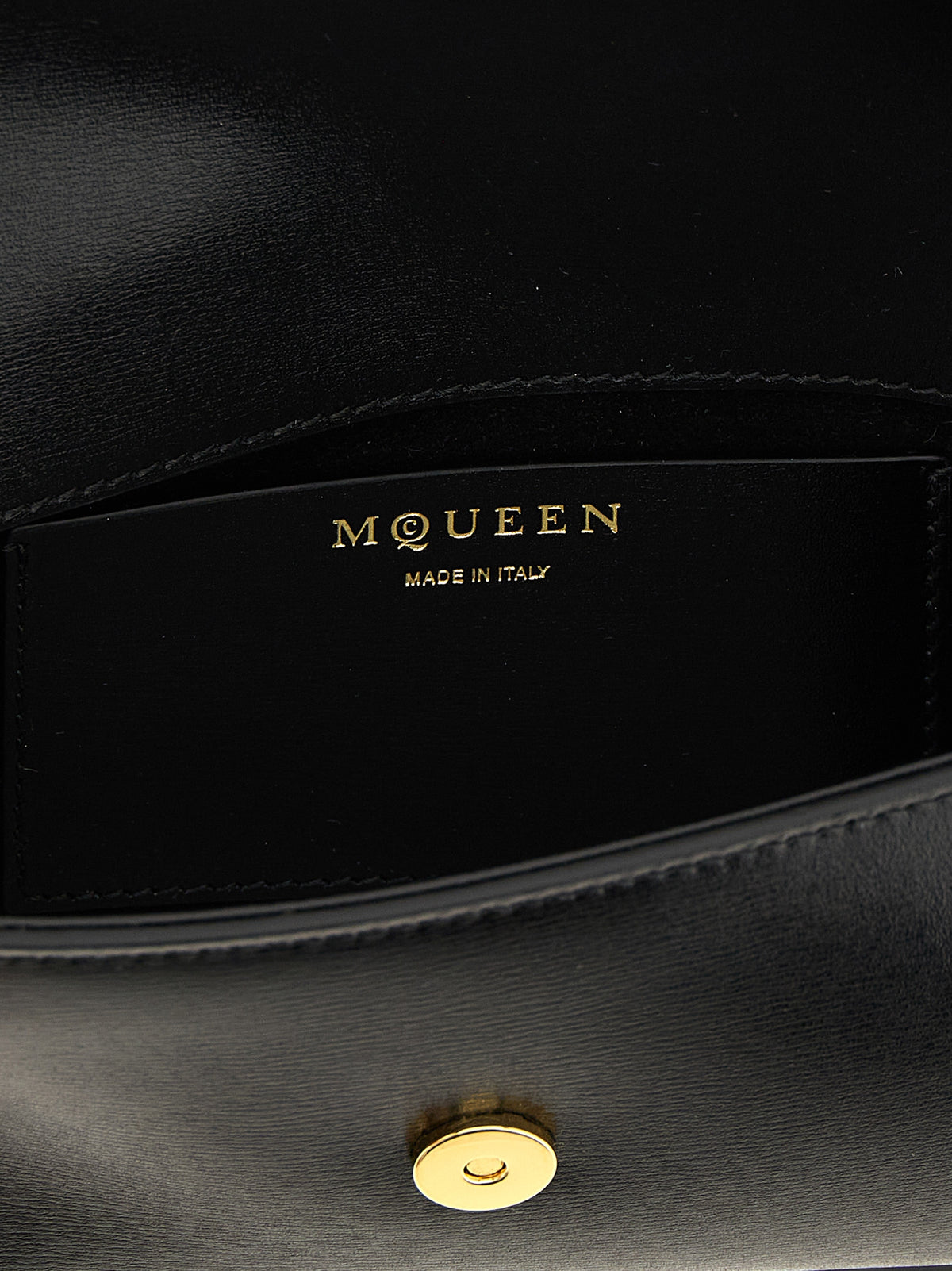 Alexander McQueen Skull Flower – Black Leather Crossbody Bag – product photo 4 | Privé Polaï