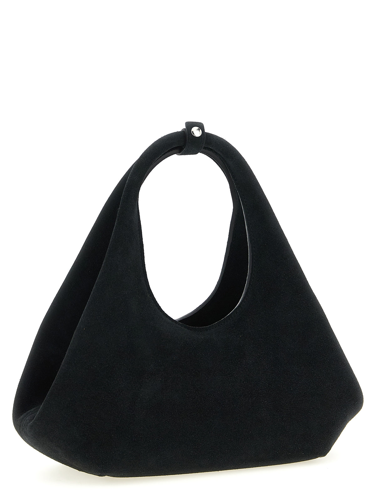 Coperni Folded Mini – crna torba od brušene kože, fotografija 2