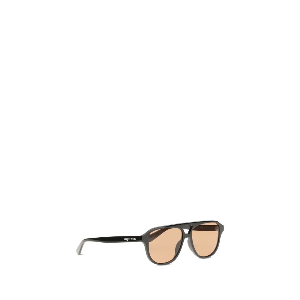 Alexander McQueen Signature Essentials – crne acetatne sunčane naočale