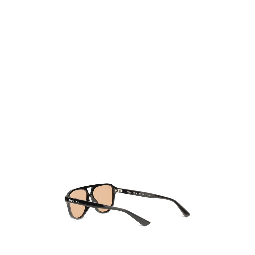 Alexander McQueen Signature Essentials – crne acetatne sunčane naočale