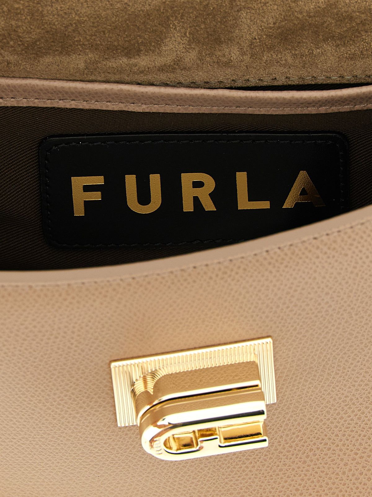 Furla 1927 Mini – Beige Leather Crossbody Bag – product image 4 | Privé Polaï