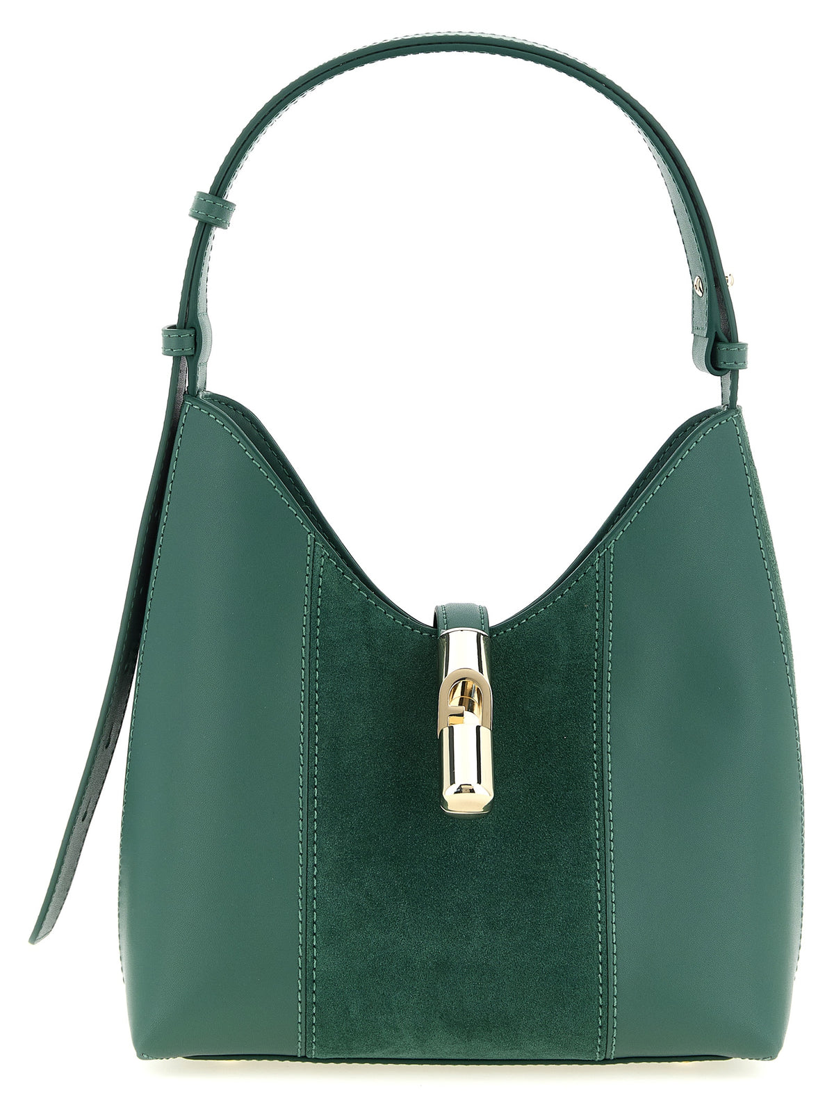 Furla Goccia S – Green Leather Shoulder Bag – product image 1 | Privé Polaï