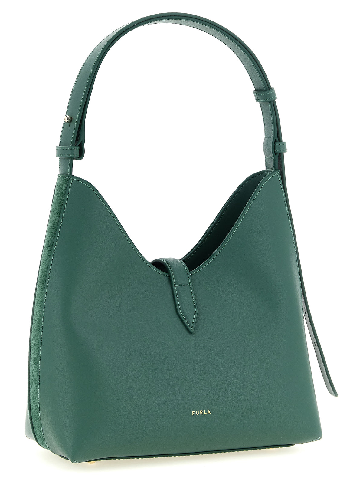 Furla Goccia S – Green Leather Shoulder Bag – product image 2 | Privé Polaï