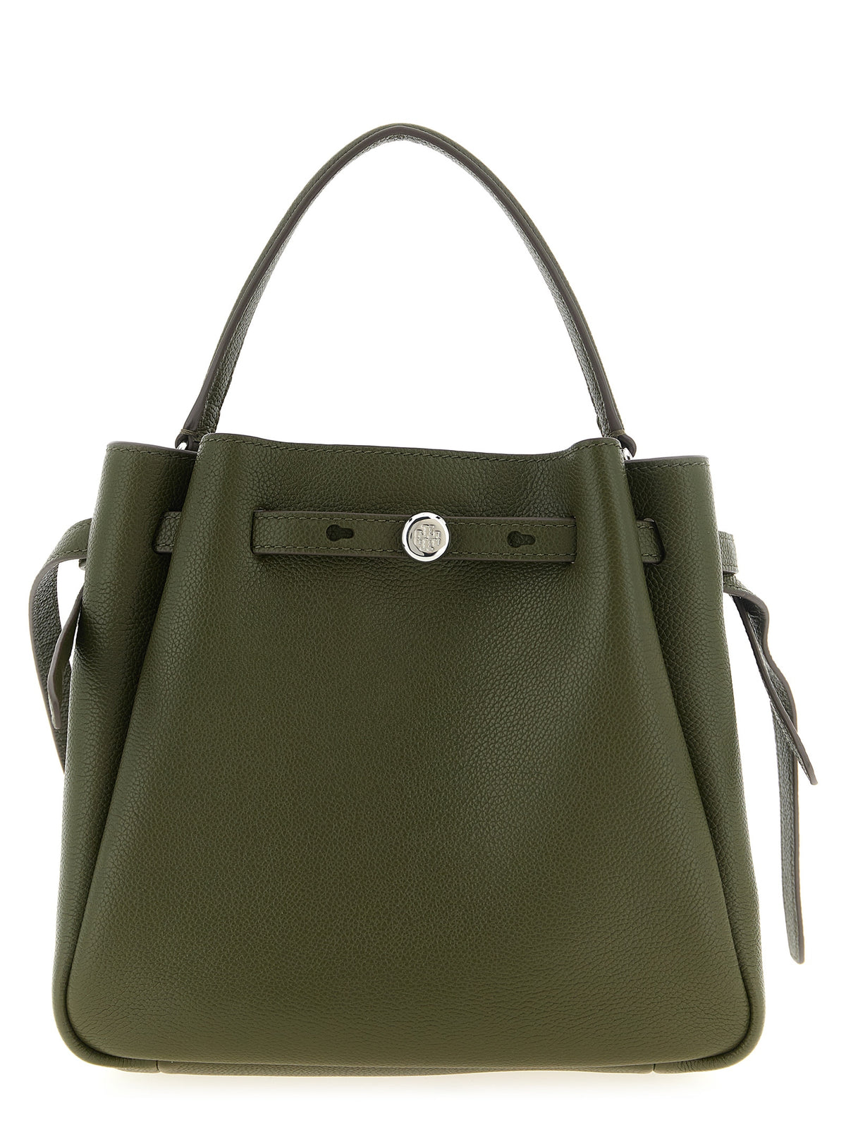 Tory Burch Romy Bucket – Olive Green Leather Bag – product photograph 1 | Privé Polaï
