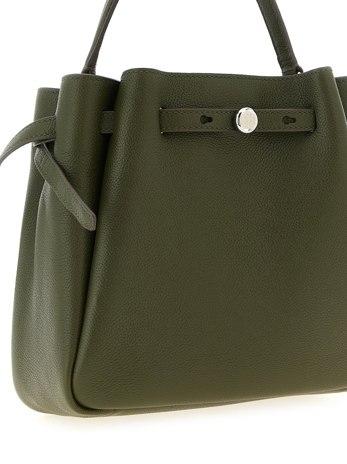 Tory Burch Romy Bucket – Olive Green Leather Bag – product photograph 3 | Privé Polaï