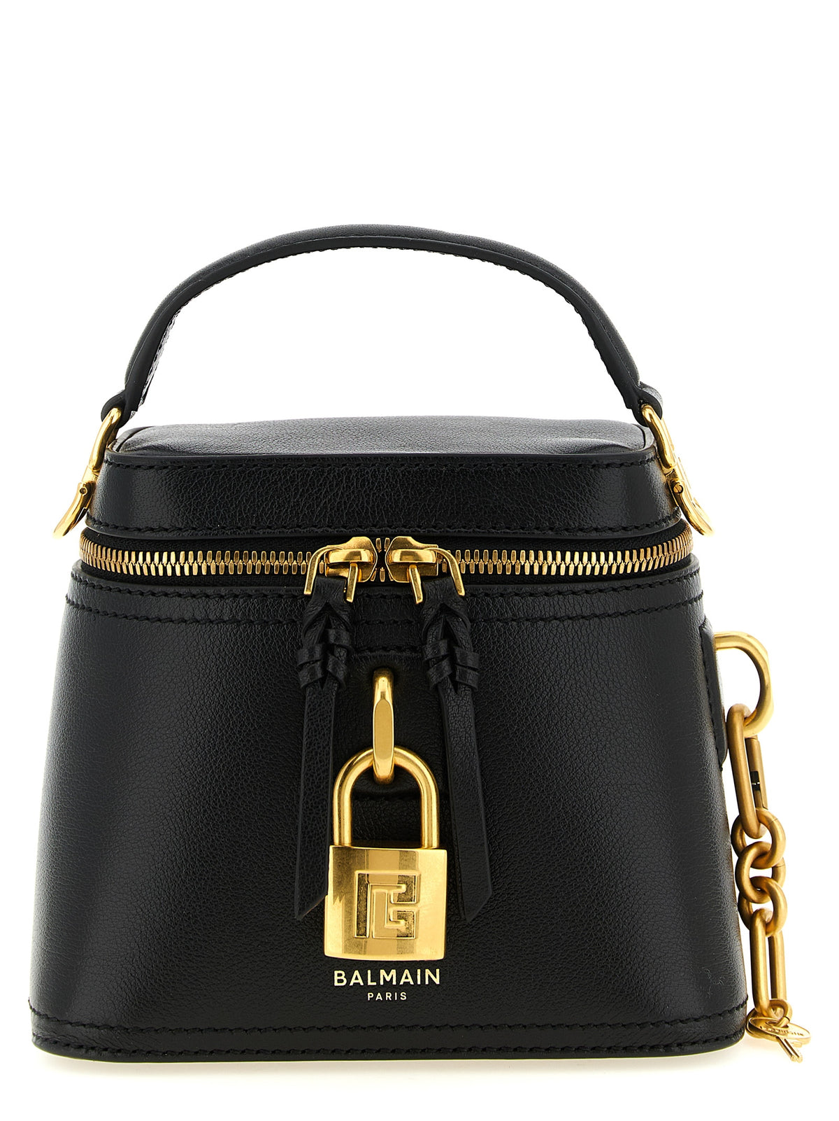 Balmain Pulse Vanity crna kožna torbica