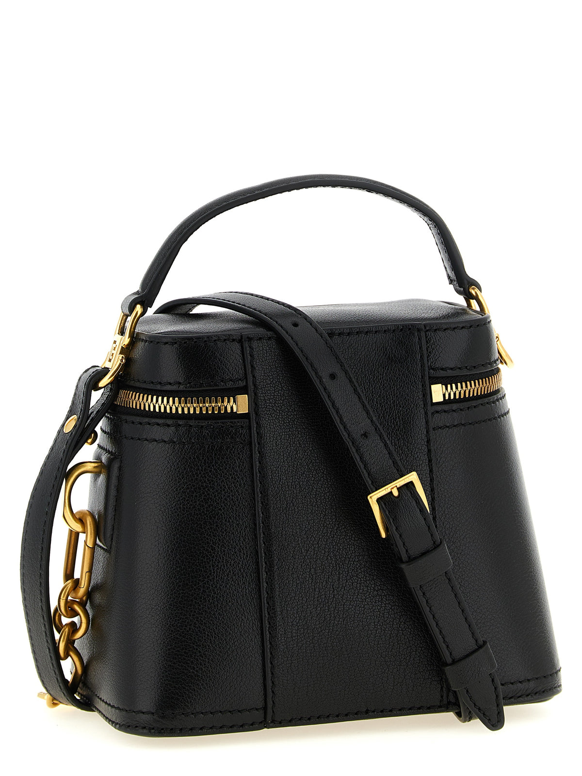 Balmain Pulse Vanity crna kožna torbica