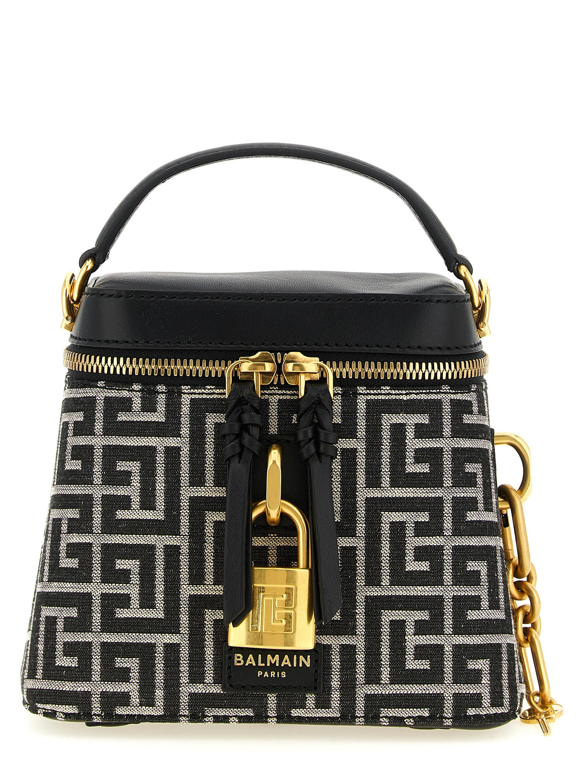 Balmain Pulse Vanity dvobojna jacquard torbica