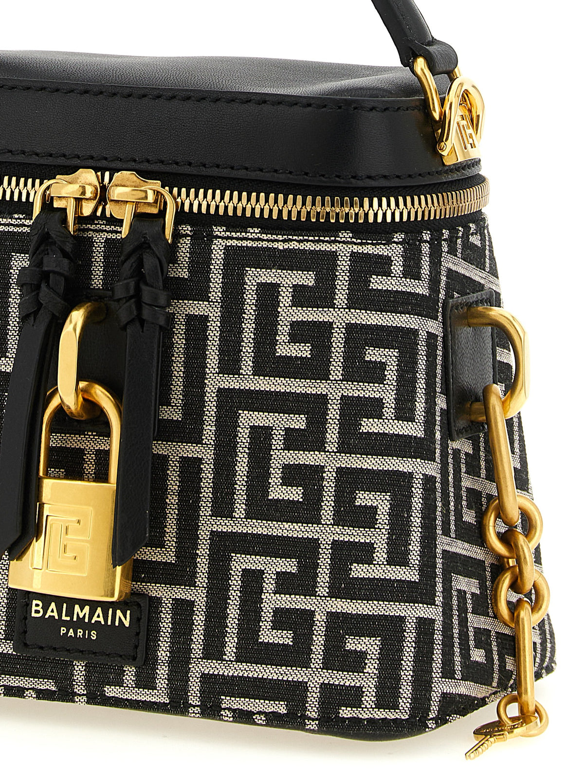 Balmain Pulse Vanity dvobojna jacquard torbica