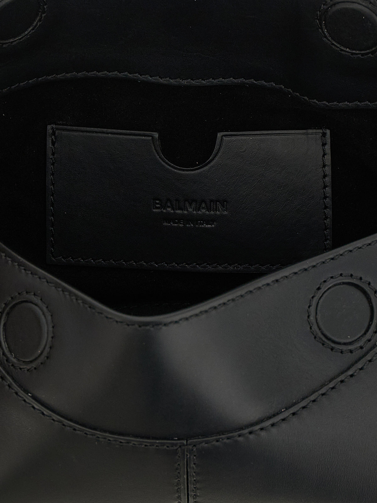 Balmain 64-83 mala crna kožna torba
