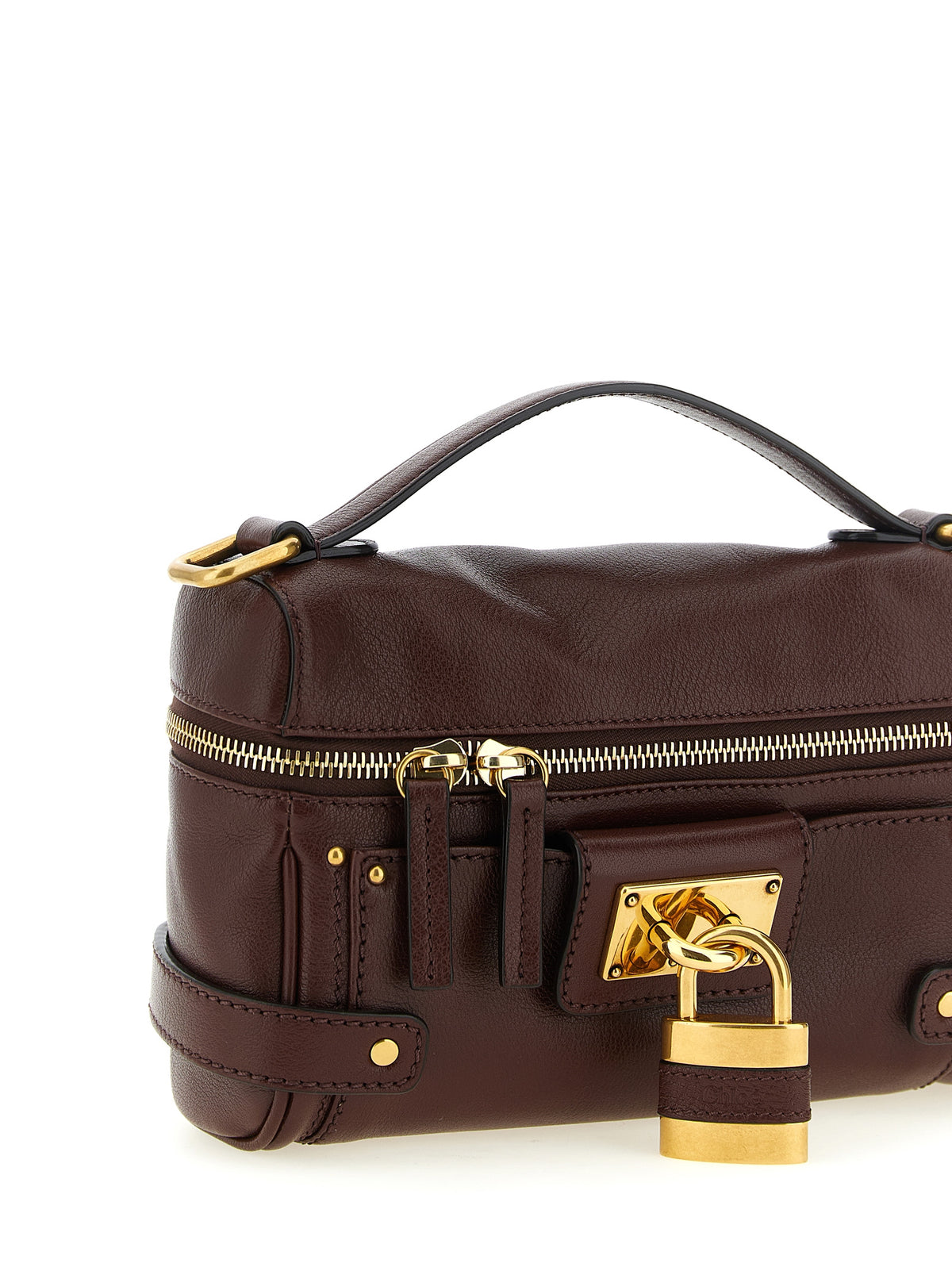 Chloé Vanity Paddington – Dark Brown Leather Bag – product photo 3 | Privé Polaï