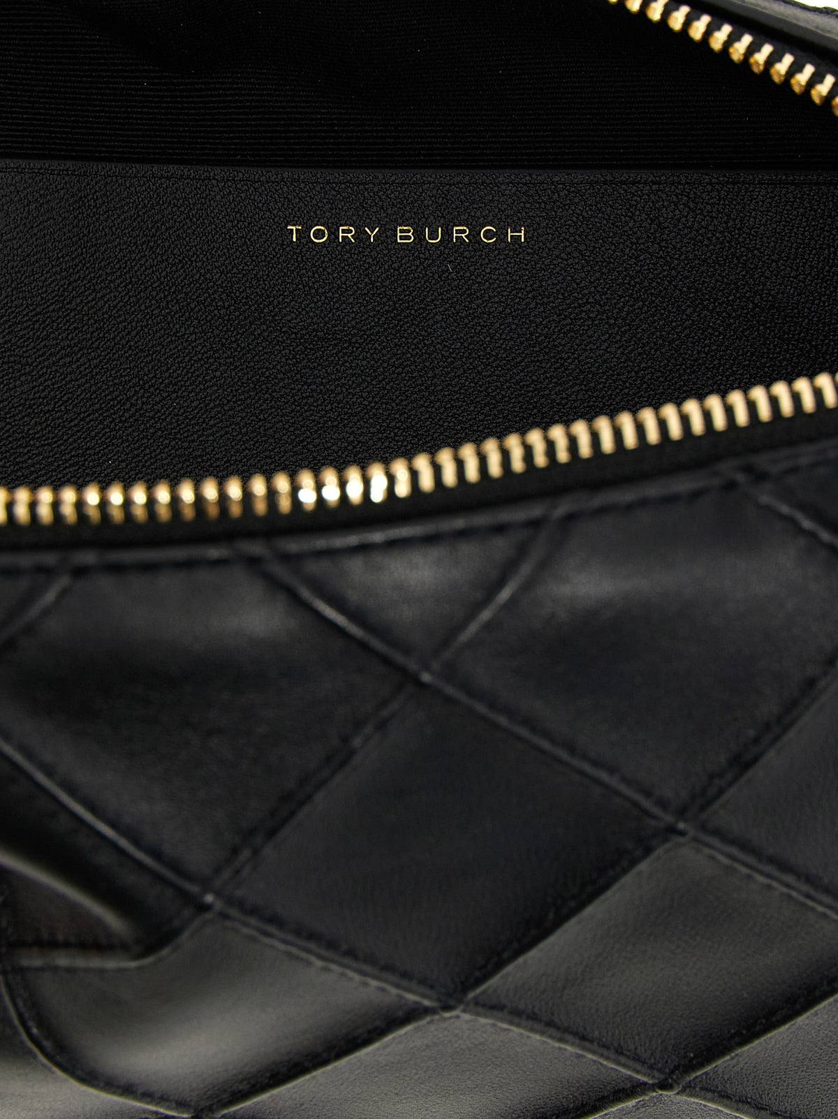 Tory Burch Fleming – Black Lambskin Crossbody Bag – product photograph 4 | Privé Polaï