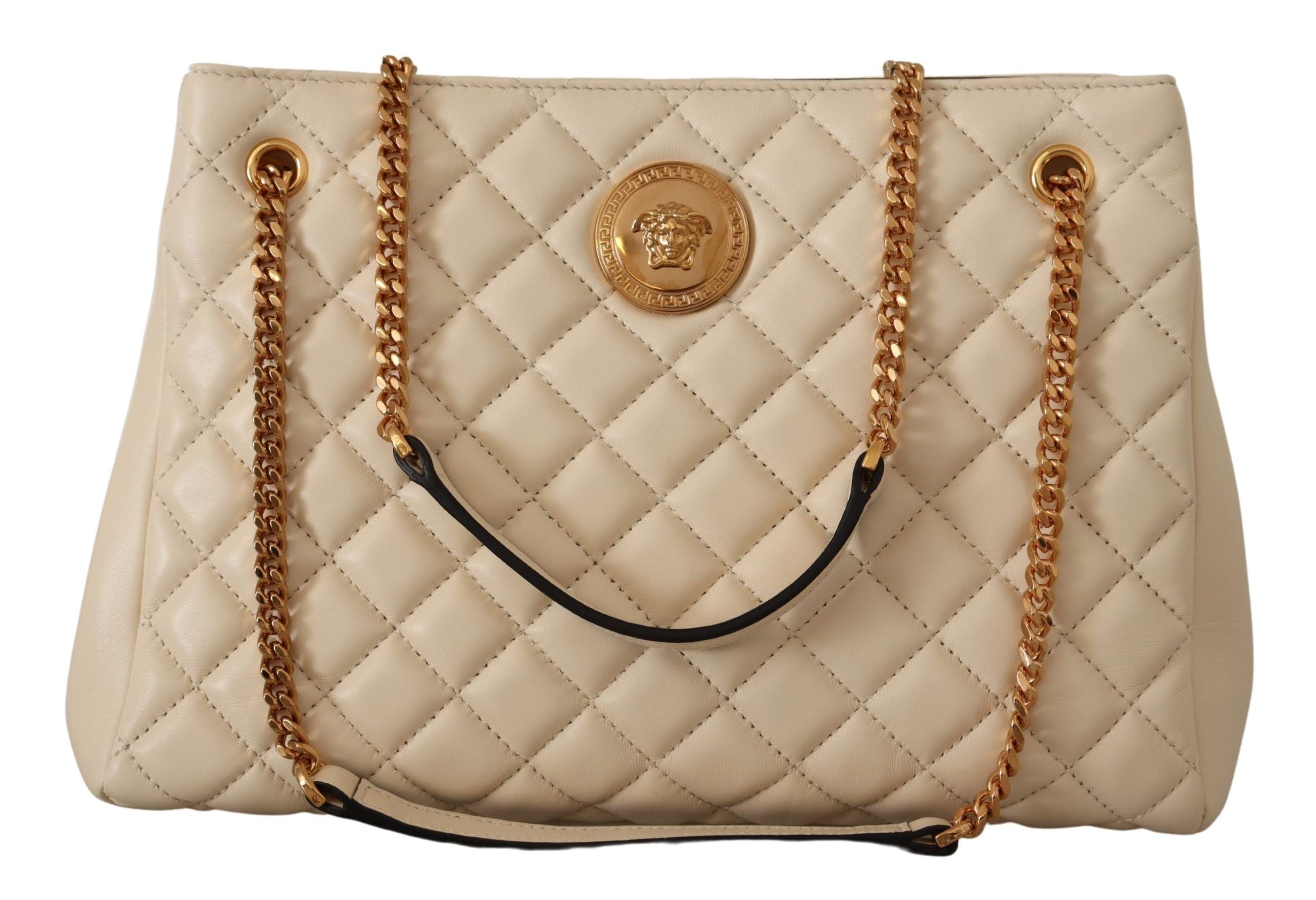 Versace Elegant Quilted Nappa Leather Tote – luxury by Versace | PrivePolai
