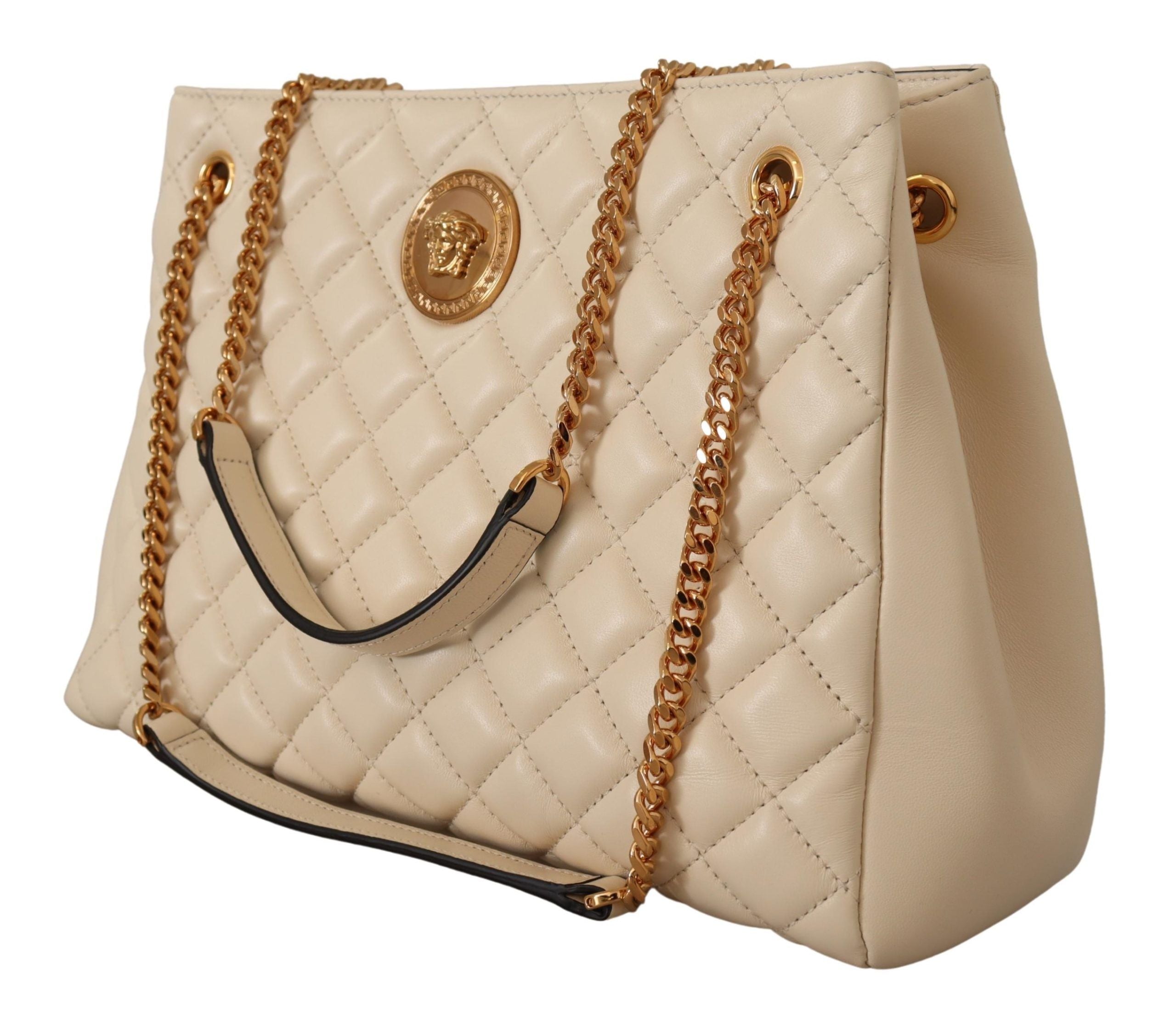 Versace Elegant Quilted Nappa Leather Tote – luxury by Versace | PrivePolai