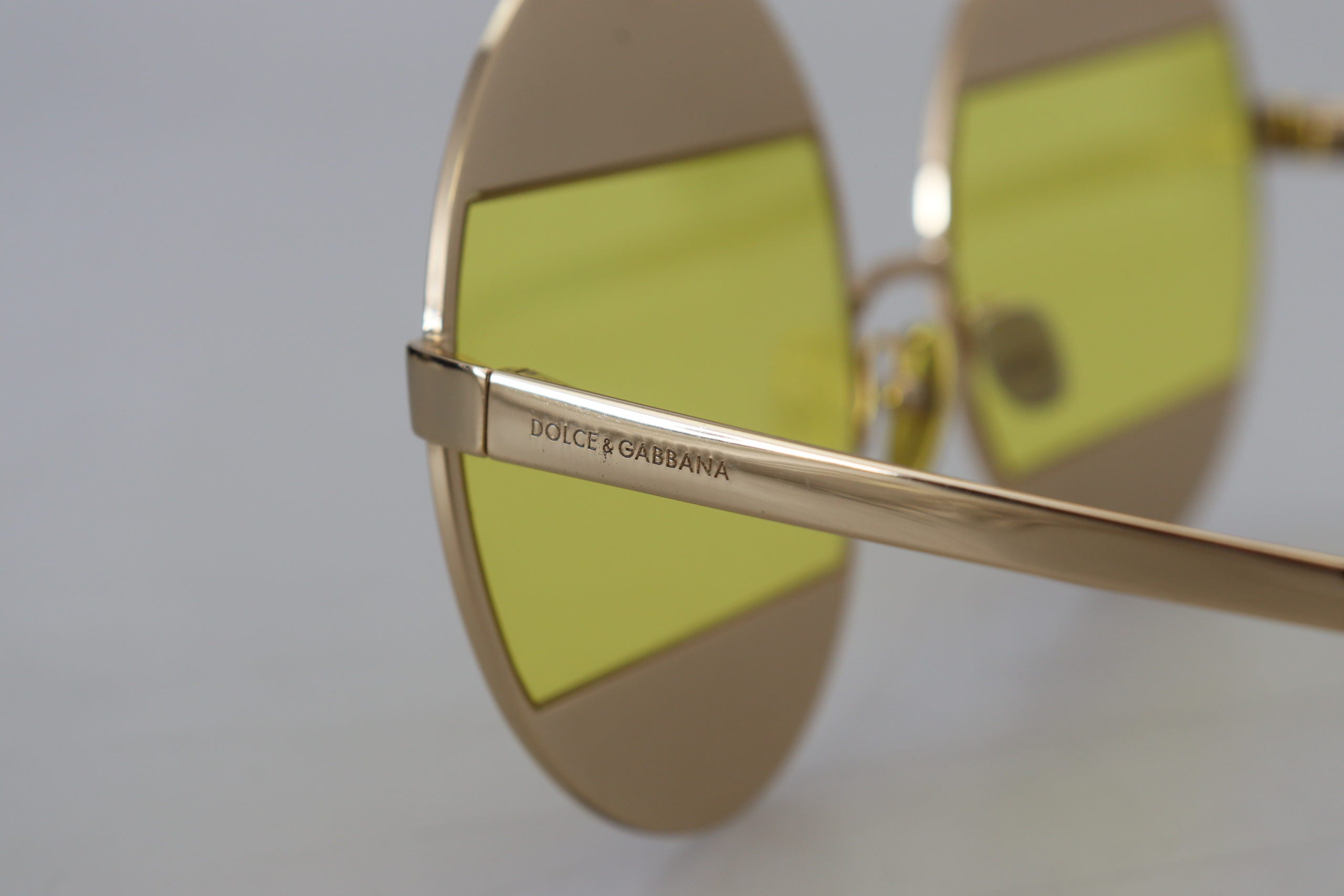 Dolce & Gabbana Crystal Embellished Gold Oval Sunglasses – luxury by Dolce & Gabbana | PrivePolai